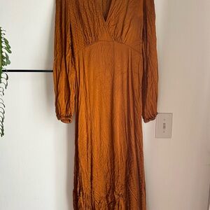 & Other Stories Burnt Umber Dress